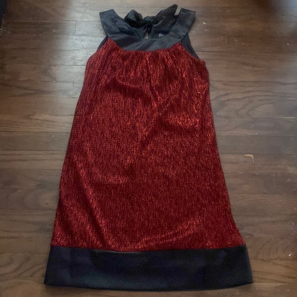 Red sparkly dress